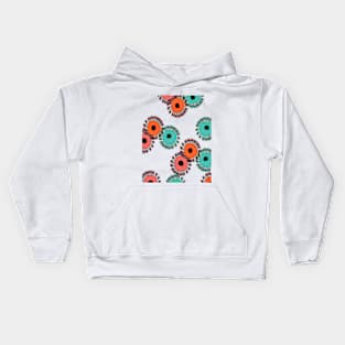 Abstract Poppy Design Kids Hoodie